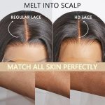 24" Natural Black Body Wave Lace Front Human Hair Wig - HD Lace, Pre-Plucked, 180% Density