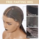 24" Natural Black Body Wave Lace Front Human Hair Wig - HD Lace, Pre-Plucked, 180% Density