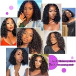 Water Wave Bob Wig: Quick and Easy 14-Inch Curly Wig for Beginners