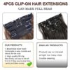 Long Wavy Clip-In Hair Extensions - Synthetic Hair, Natural Appearance, Instant Volume and Length! 🌟💁‍♀️