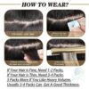 20 Inch Wavy Curly Tape in Hair Extensions Invisible Tape Extensions Seamless Skin