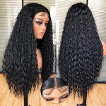 26-Inch Black Long Curly Lace Front Wig - Perfect for Daily Wear, Weddings, and Cosplay Adventures