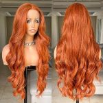 Sunshine Vibes with Ginger Wig - 30 Inch Long Body Wave Lace Front Wig, Glueless and Beginner-Friendly, Perfect for Everyday Glam