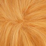 Golden Cosplay Wig with Adjustable Cap Size and Bonus Wig Cap - Perfect for Anime Costume and Halloween Party