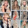 20 Inch Wavy Curly Tape in Hair Extensions Invisible Tape Extensions Seamless Skin