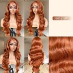 BrownBomb Ginger Lace Front Wig - Pre-Plucked, Pre-Layered, and Pre-Colored for Effortless Beauty