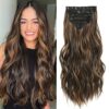 Luxurious Balayage Blend: Fliace Dark Brown Clip-in