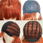 V'NICE Fashionista's Dream Ginger Orange Loose Wave Hair Wig - 22 Inch Heat Resistant Synthetic Marvel for Trendsetting Women