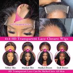 4x4 HD Transparent Lace Closure Wig - Natural Hairline, Glueless, and Versatile Styling at 18 Inches