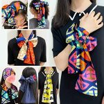 3Pcs Satin Edge Laying Scarf: Versatile Silk Headband for Hair Wrapping, Yoga, Sport