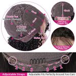 4x4 HD Transparent Lace Closure Wig - Natural Hairline, Glueless, and Versatile Styling at 18 Inches