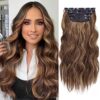 Hair Game with 4Pcs Clip-In Hair Extensions