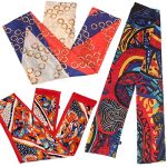 3Pcs Satin Edge Laying Scarf: Versatile Silk Headband for Hair Wrapping, Yoga, Sport