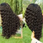 14 Inch Water Wave Closure Bob Wig - 4x4 Lace Front, 12A Grade Wet and Wavy for Natural Beauty