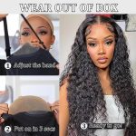 LASOOA Glueless Deep Wave Lace Front Human Hair Wigs - Instant Glam with Wear and Go Convenience!