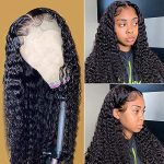 4x4 HD Transparent Deep Wave Lace Front Wig