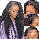 Brazilian Deep Curly Transparent Lace Front Wigs - Natural, Comfortable, and Versatile 13x4 Ear To Ear Lace Frontal Wigs for Effortless Beauty