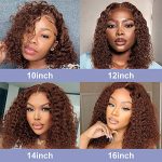 Chocolate Brown Curly Lace Front Wig - Effortless Elegance for Every Occasion