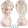 Royalty with the Princess Blonde Cosplay Wig - Perfect for Halloween