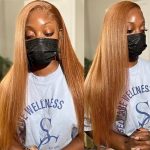 20 Inch #30 Colored Straight Wig for a Stunning Transformation