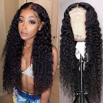 Transform Your Look with Amanda's 4x4 HD Transparent Deep Wave Lace Front Wig
