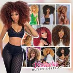 Ombre Brown Curly Wig - Fashionable Synthetic Hair for Stunning Styles