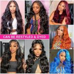 24 Inch Body Wave Lace Front Wigs - Easy Wear and Go, Glueless Human Hair Wig for Effortless Style