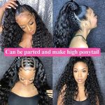 360 Lace Front Wigs Human Hair Water Wave HD Transparent Lace