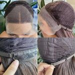 COCOFANS Silky Straight Dark Brown Lace Front Wig - Long Glamour for Women, Versatile Styling with Middle Part, Heat Resistant Natural Hairline Wig