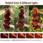 SEXAY Reddish Brown Bundles: Embrace Elegance with 12A Brazilian Body Wave Virgin Hair in Exquisite 33B Shade