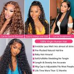 24-Inch Water Wave Lace Front Wigs – HD Transparent Lace for a Natural Look