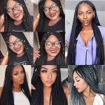 Knotless Braided Wigs for Black Women - Realistic Luxury Glueless Braids with Lace Parting