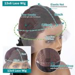 Water Wave Lace Front Wigs - HD Transparent 13x6 Brazilian Human Hair - Pre Plucked, 180% Density, Wet and Wavy, Glueless - Natural Col for Black Women