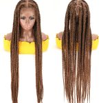 Elevate Your Style: Clearance on 36 Inches HD Full Lace Braided Wigs