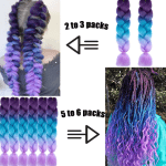 Ombre Braiding Hair – The Perfect Trendy Ponytail Extension!