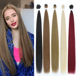 Elevate Your Style with Super Long Synthetic Weave Hair in Vibrant Orange Color