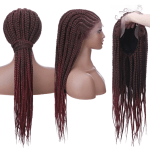 30'' Braided Lace Front Wig for Effortless Long Hair Look