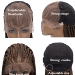 30'' Braided Lace Front Wig for Effortless Long Hair Look