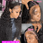 Experience Effortless Elegance with Deep Wave 13x6 HD Lace Human Hair Frontal Wig