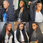 Deep Wave 13x6 HD Lace Human Hair Frontal Wig