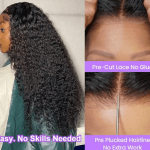 Glueless Curly HD Lace Human Hair Wig – The Ultimate Ready-to-Wear Beauty