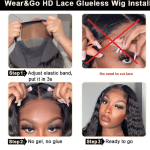 Glueless Curly HD Lace Human Hair Wig – The Ultimate Ready-to-Wear Beauty