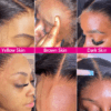 100% Real HD Lace Closure and Frontal - Perfect for Seamless Blending in Any Style