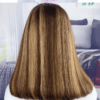 Highlight Straight Bob Wig in ombre blonde color, featuring HD lace front and pre-plucked hairline for a natural look 