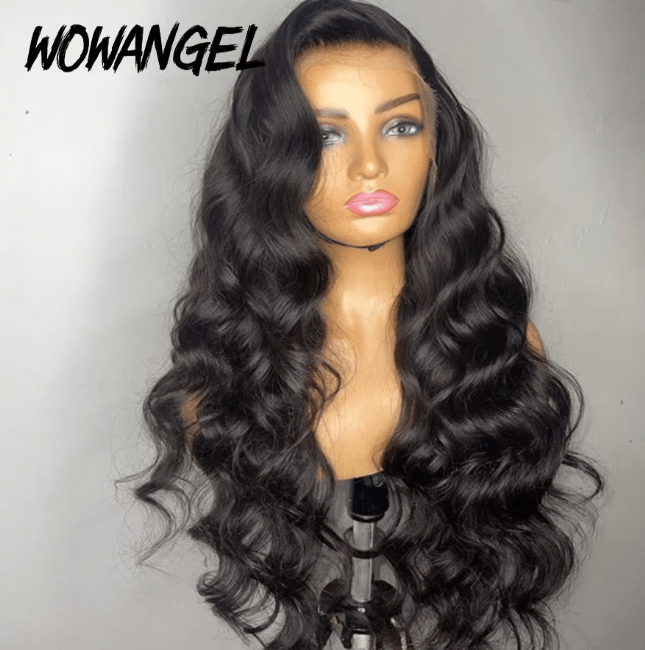 13x6 Full Lace Frontal Wig featuring body wave human hair with HD lace closure for a natural and seamless look.