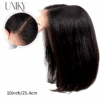 Effortless Elegance 12-Inch Straight Bob Wig with 4x4 Lace Closure for a Natural Look