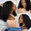 Livia Deep Wave Bob Wig Versatile 4x4/13x4 Lace Frontal for Effortless Style