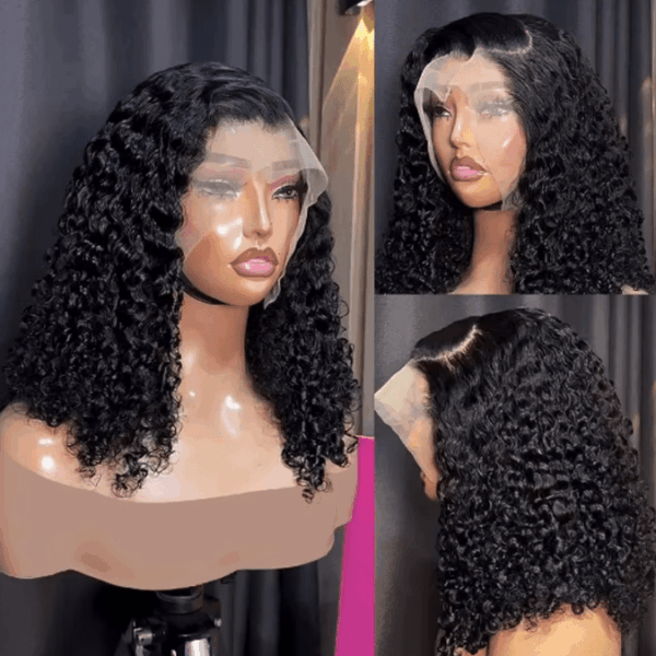 Livia Deep Wave Bob Wig Versatile 4x4/13x4 Lace Frontal for Effortless Style