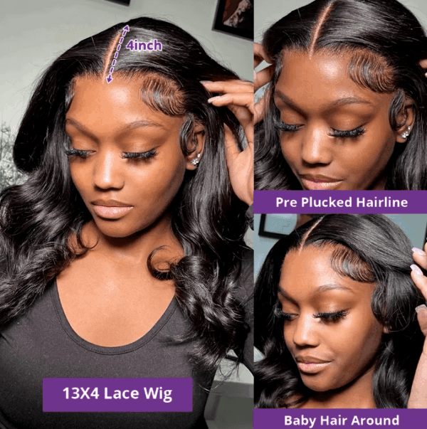 Luxurious 13x4 Body Wave Lace Front Bob Wig for Effortless Style and Natural Look