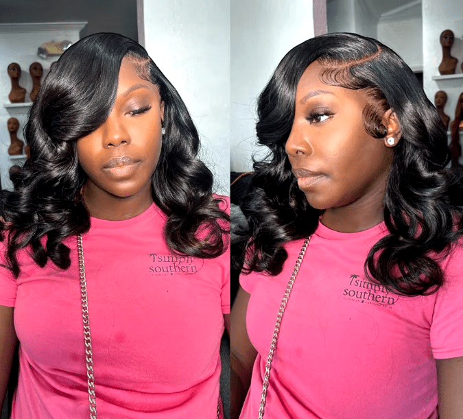 13x4 Body Wave Lace Front Bob Wig made from 100% virgin human hair, showcasing a natural texture and style.